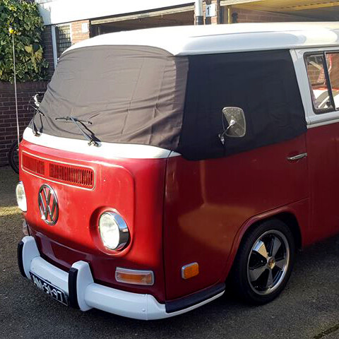 VW Screen Cover T2 Bay Camper Van Black 